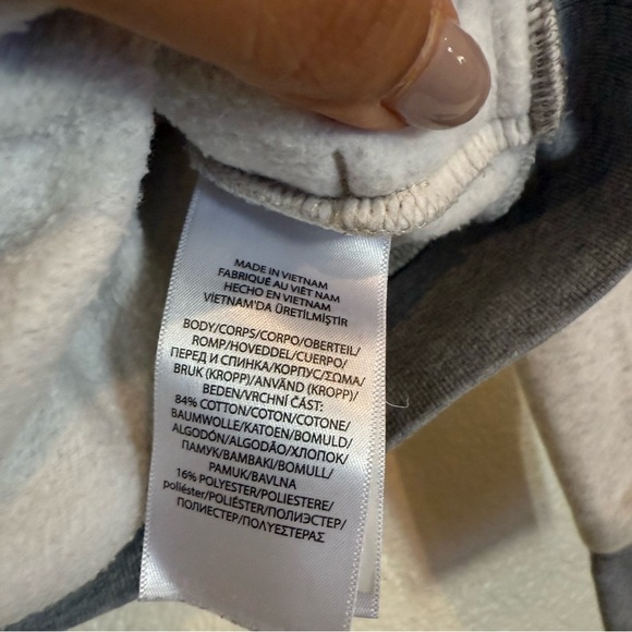 Polo bear color-blocked fleece hoodie - Picture 4 of 9